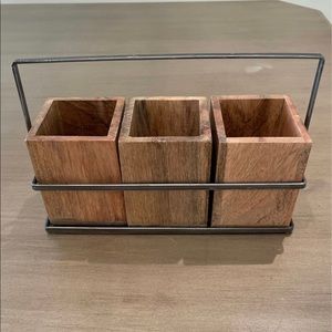 3 box desert utensil holder